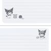 Sanrio Kuromi B6 Ring x x Character 092126 Notebook, 18.2 13.5 1.5 cm,