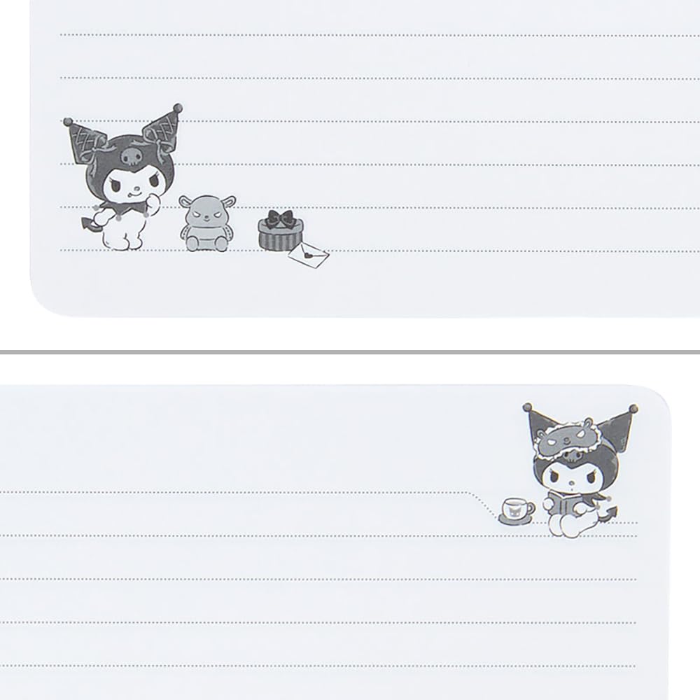 Sanrio Kuromi B6 Ring x x Character 092126 Notebook, 18.2 13.5 1.5 cm,