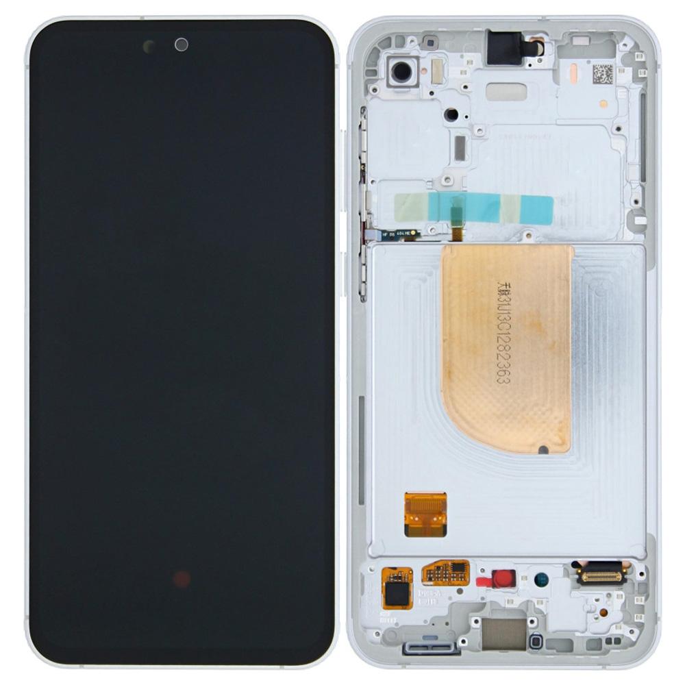 For Samsung Galaxy S23 FE S711 Grade C OLED Screen and Digitizer Assembly+Frame Replacement Part (Without Logo)