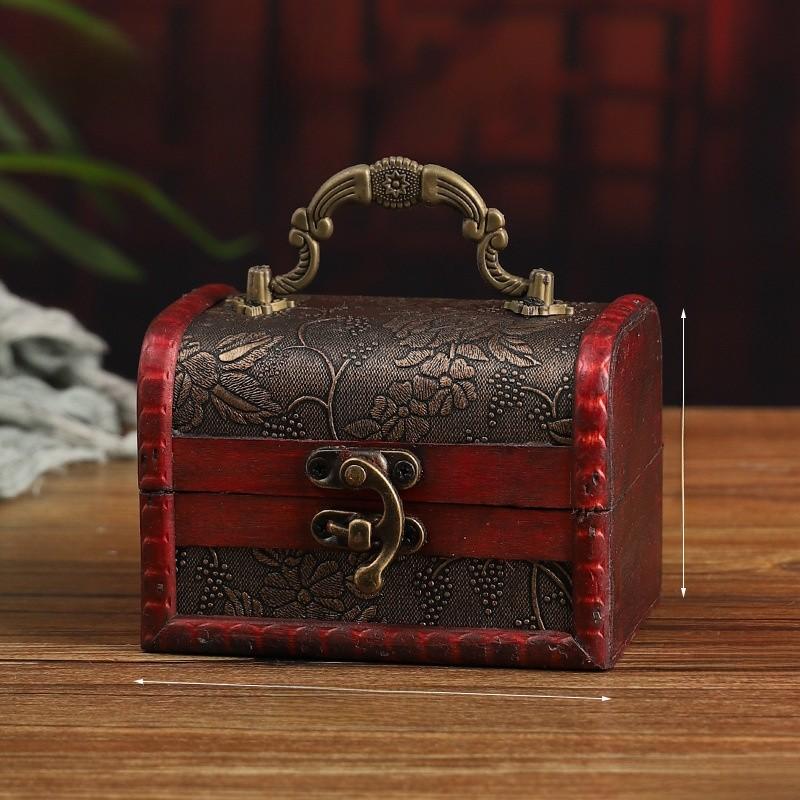 Jewelry Box Vintage Storage Box For Home Office Decor And Collection Gift