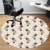 1pc Snail Shell Office Round Area Rug, Indoor Mat Suitable For Office, Under Office Chairs Bedroom Living Room Home Decor, Room Deco