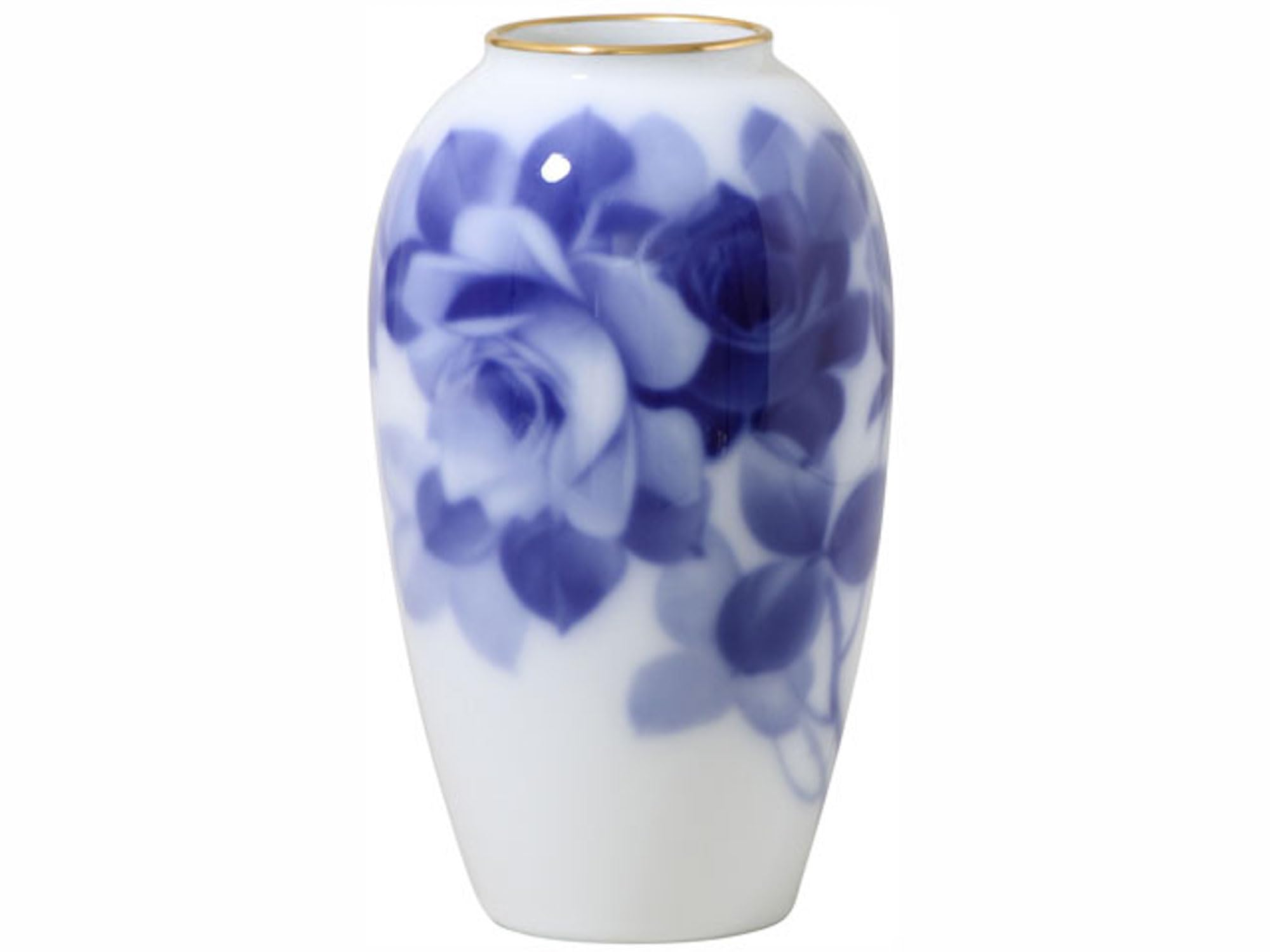 

Okura Toen Blue Rose 15cm vase (8011) 1A/8011