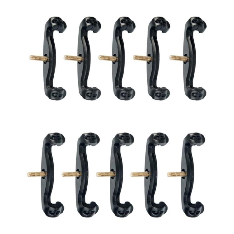 10PCS Universals Violin Shoulder Rest Feet Legs Nonslip 3/4 4/4 Size Violin Adjustable Shoulder Rest Silicone Feet