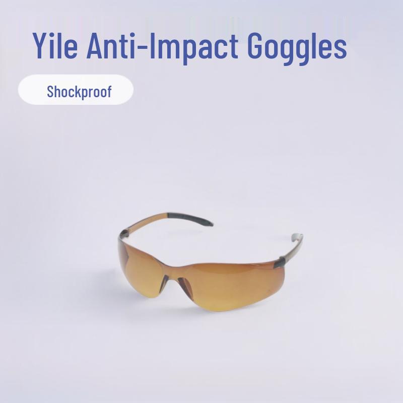 Yile Fashionable Anti-Impact Oil-Resistant Safety Glasses 0409B
