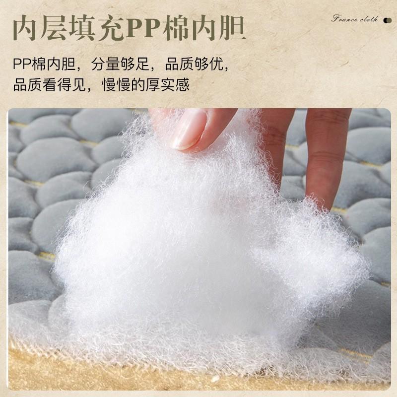 Winter Thick Plush Sofa Cushion Cover European Style Leather Non-Slip Milk Fleece Pad With PP Cotton Fill