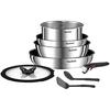 Cookware - Tefal - Ingenio - 8 Pieces - Stainless Steel - Removable Handle