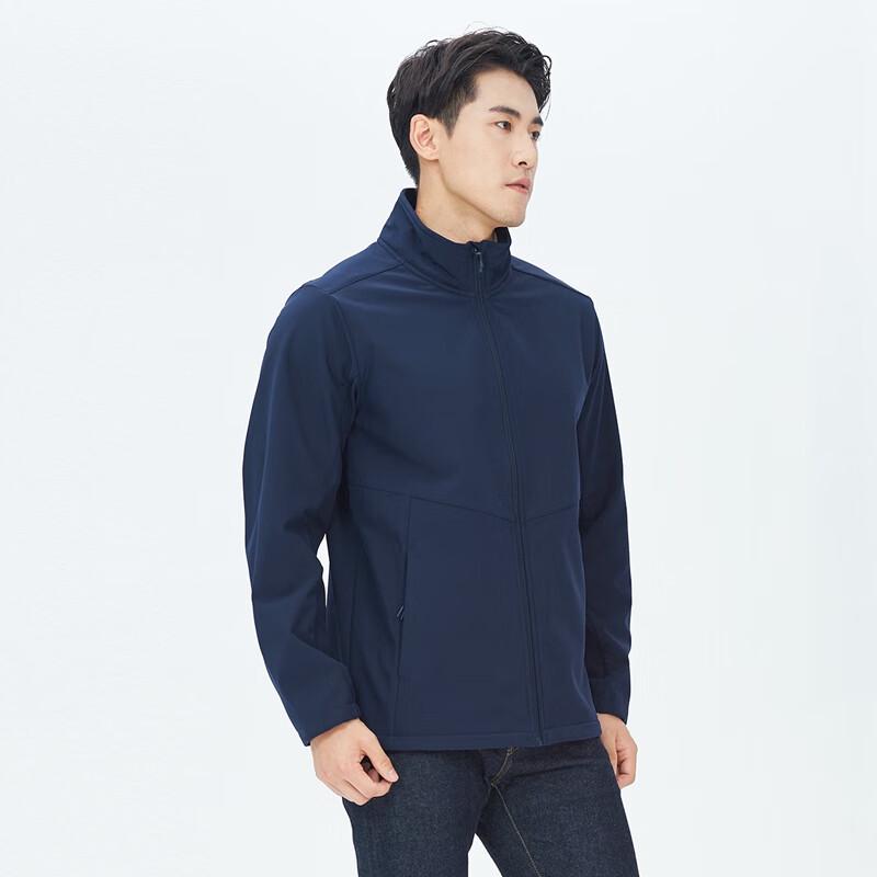 Men's Windproof Waffle Fleece Lined Outdoor Jacket