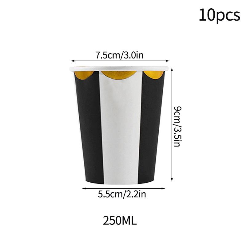 10Pcs CampingPicnic Tableware Set Disposable Paper Dishes Plate Cup Outdoor Camping Accessories Portable Cutlery
