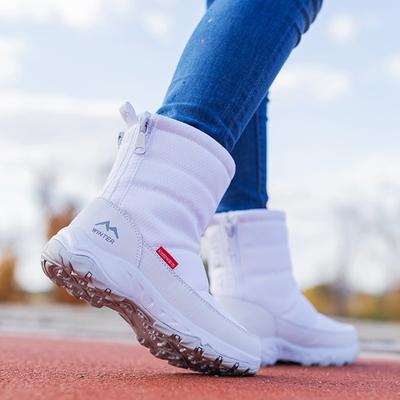Women Winter Boots  New Plush Women 'S Short Boots Woman Snow Boots Zipper Waterproof Non -Slip Warm Women 'S Winter Shoes