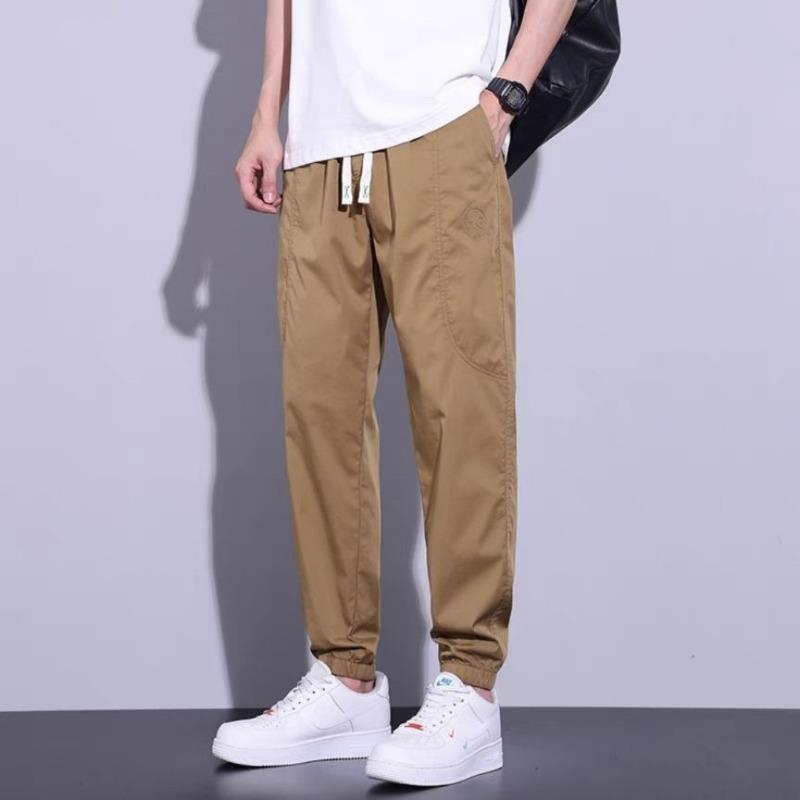 Men's Long Pants New Spring and Summer Loose Trend Sports Casual Pants Nine-point Pants