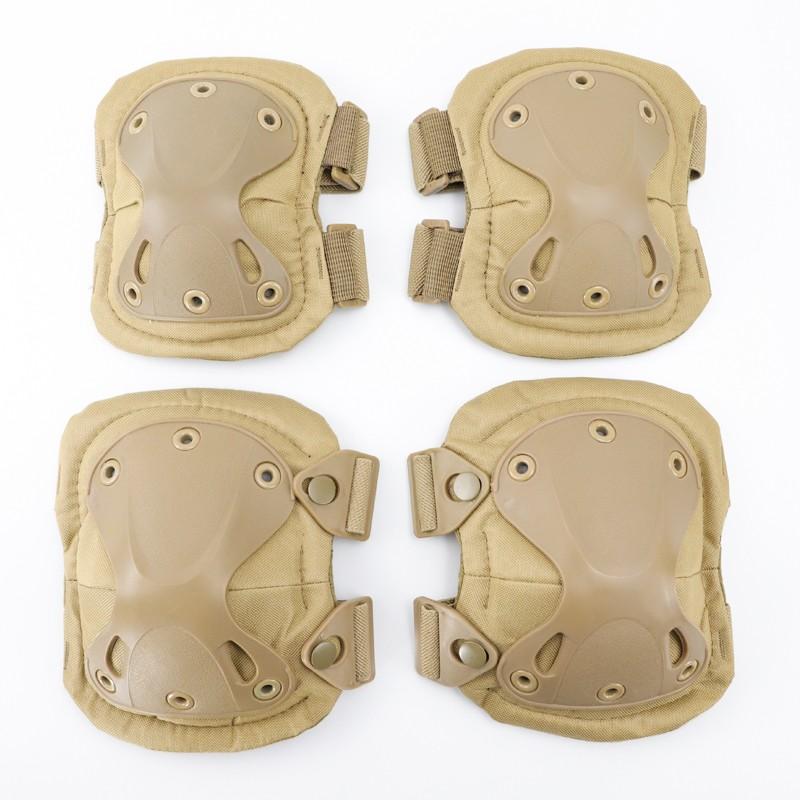 Durable And Safe Unisex Camo Tactical Kneepad Elbow Pads Knee Protector For Men Women Outdoor Sport Working Hunting Skating Safety Gear Kneecap