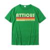 ATTICUS Gift Name Personalized Funny Retro Vintage Birthday T-Shirt Comfortable Cotton Men's T Shirt Street Oversized Tshirts