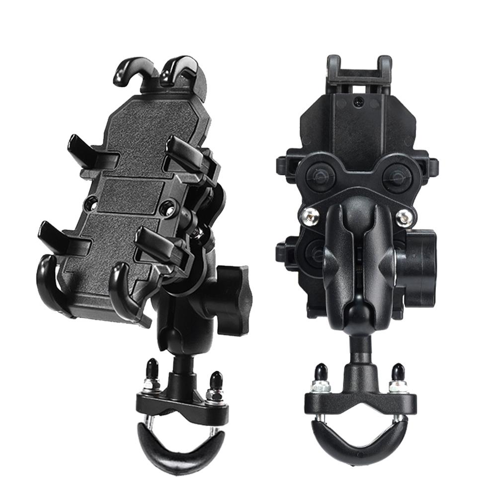 Motorrad Handyhalterung Stoßdämpfung Antivibration Handyhalterung Fahrradfahren Stoßfeste Klemme Navigationsständer