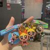 The Powerpuff Girls Bubbles Keychain Pendants Key Holder Decor Bag Gifts Charm