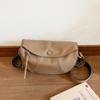 PU Dumpling Shaped Crossbody Bag Versatile Small Size Everyday Bag  Travel