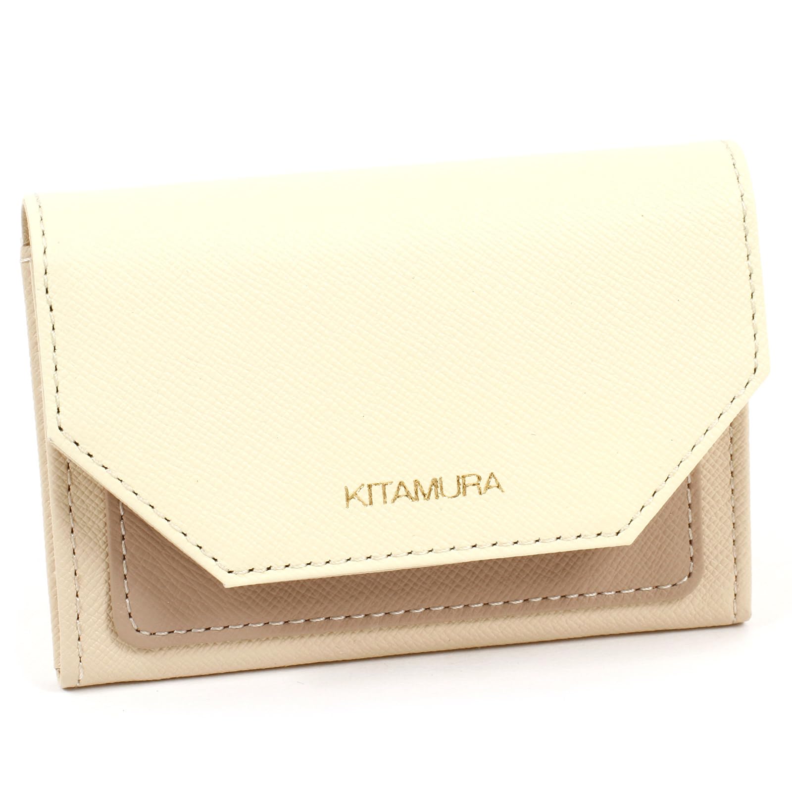 

business card holder PH0795 50401 [Kitamura] 3-color Beige/Yellow