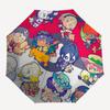 1pc Outdoor Umbrella with Pokémon Characters - Automatic Opening/Closing, Portable 3-Fold Design, 8-Rib Iron Frame - Perfect Gift for Fans, Trave