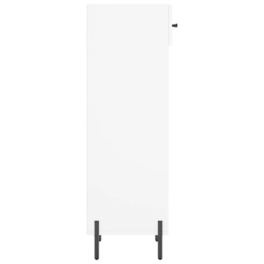 Shoe Cabinet White 30x35x105 cm Particleboard