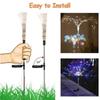 2PCS Led Solar Firework Lights Outdoor DIY String Lights Festival Landscape Garden Decoration Waterproof Lawn Light 1 / 2 PCS