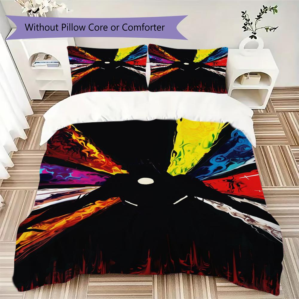 ULTRAKILL Pattern Bedding,Quilt Set Quilt Cover Pillowcase Home Birthday Gift(1 * Duvet Cover + 2 * Pillowcase, Without Core)_lx