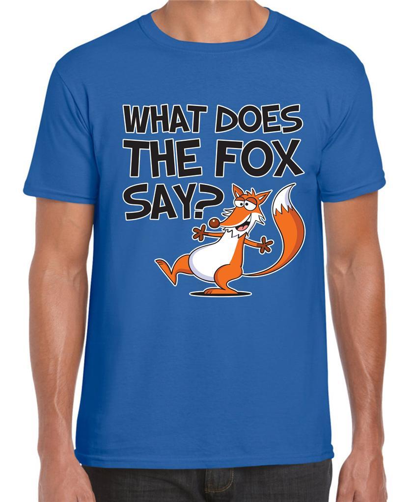 What Does The Fox Say T-Shirt - Norwegian Dance Music Ylvis - Sizes Small to 3XL XL