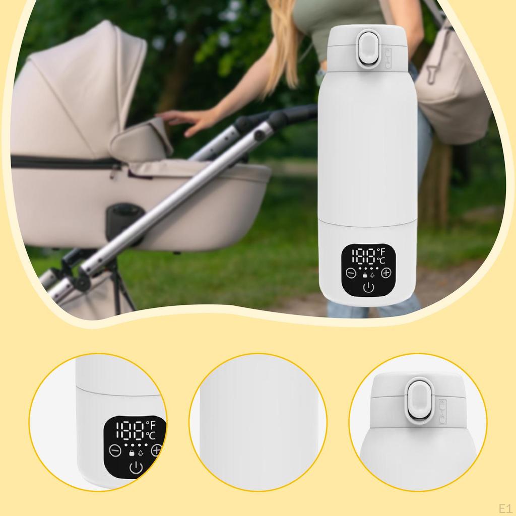 Portable Bottle Warmer for Travel Fast Charging Constant Temperature Keep Warm Most