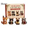 Creative Diy Arts And Crafts 3D Beaded DIY Kit, Lifelike Christmas Animal Beading Craft Set, Easy Kit for Beginners Handmade Embroidery Kids
