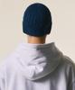 LMC Emb Bear Cable Knit Beanie Navy