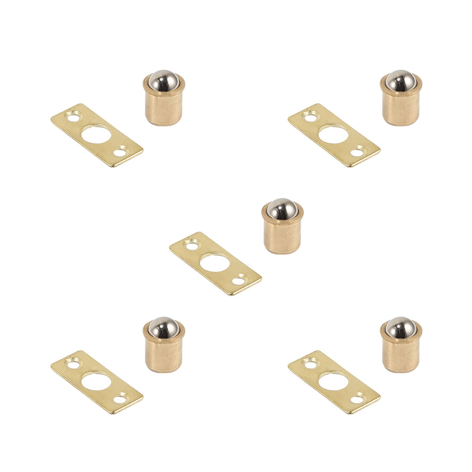 

10-piece/set Drive in Ball Catch with/without Strike Plate for Closet Door Adjustable Tension Ball Quick Fixing Durable D