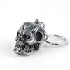 Creative Fashion Movie Merchandise Metal Skull Terminator Keychain for Men Punk Style Hip Hop Rock Key Rings Model Accessory