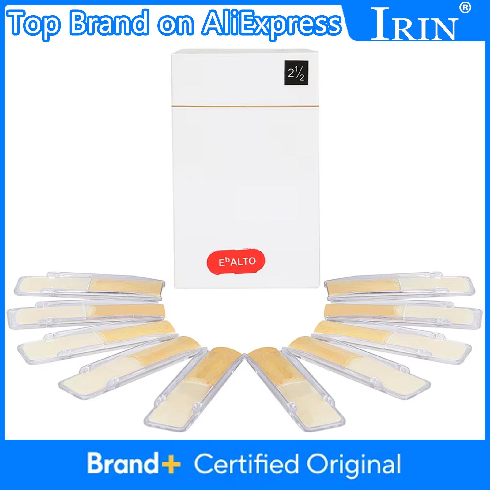 IRIN Eb Alto Saxophone Reeds 2.5 Strength Reeds 10 Pcs High Quality Alto Sax Reed Woodwind Instrument Parts & Accessories