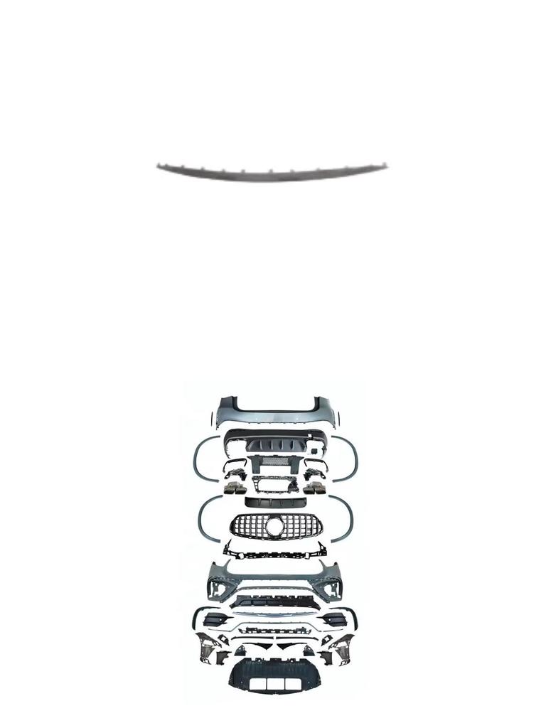 Chromzierleiste für den vorderen Stoßfänger für Mercedes-Benz GLC Klasse X254 2023.