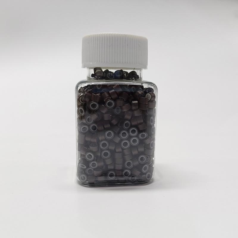 

Бесшовное кольцо для наращивания волос с силиконовой ручкой и золотой проволокой 1000 pieces bottle