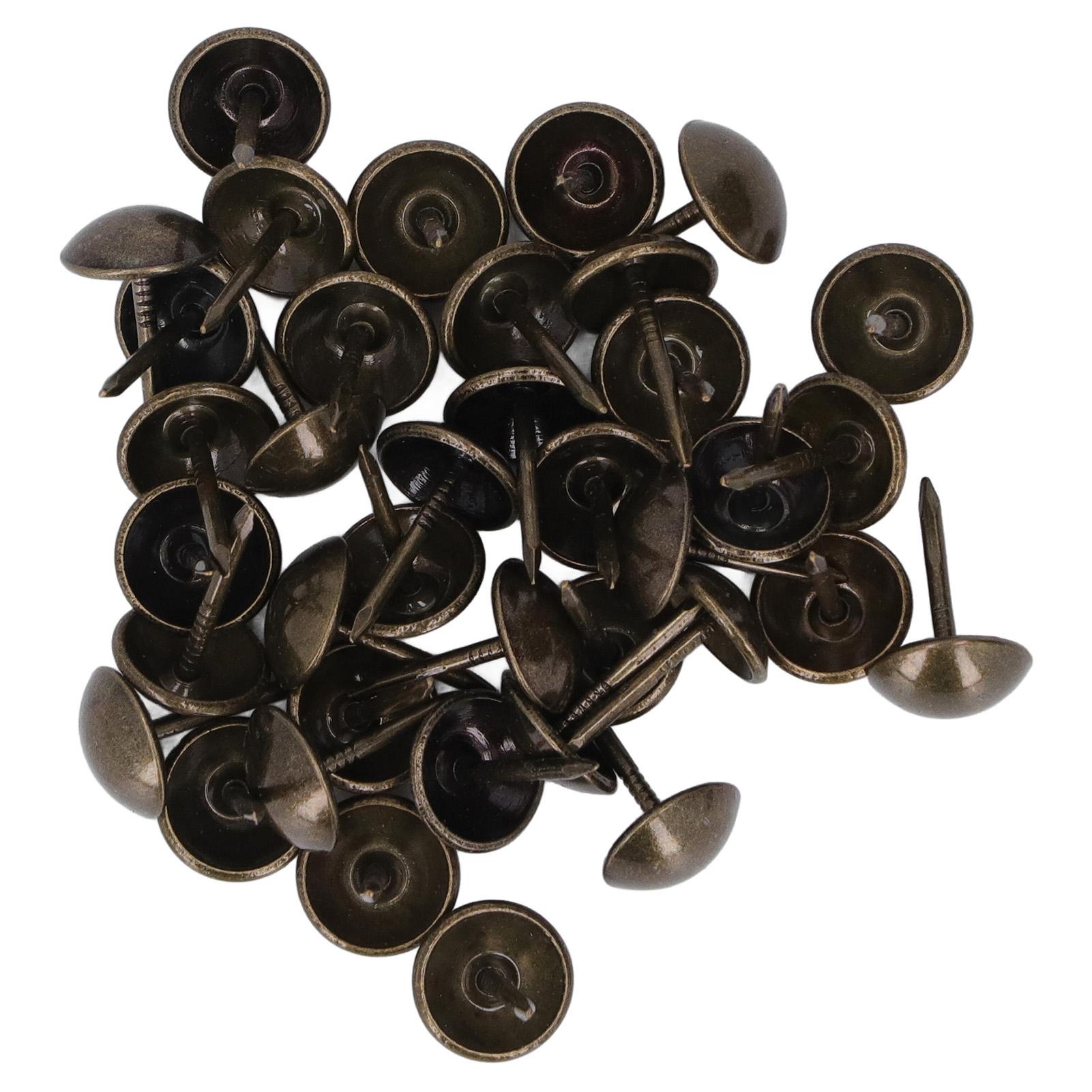 

100 шт. Декоративные гвозди для мебели из углеродистой стали для антикварного дивана-кровати с рулеткой