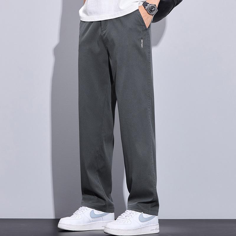 Minger | Summer New Lyocell Tencel Men's Casual Pants Thin Trend Fashion Loose Drape Straight Pants