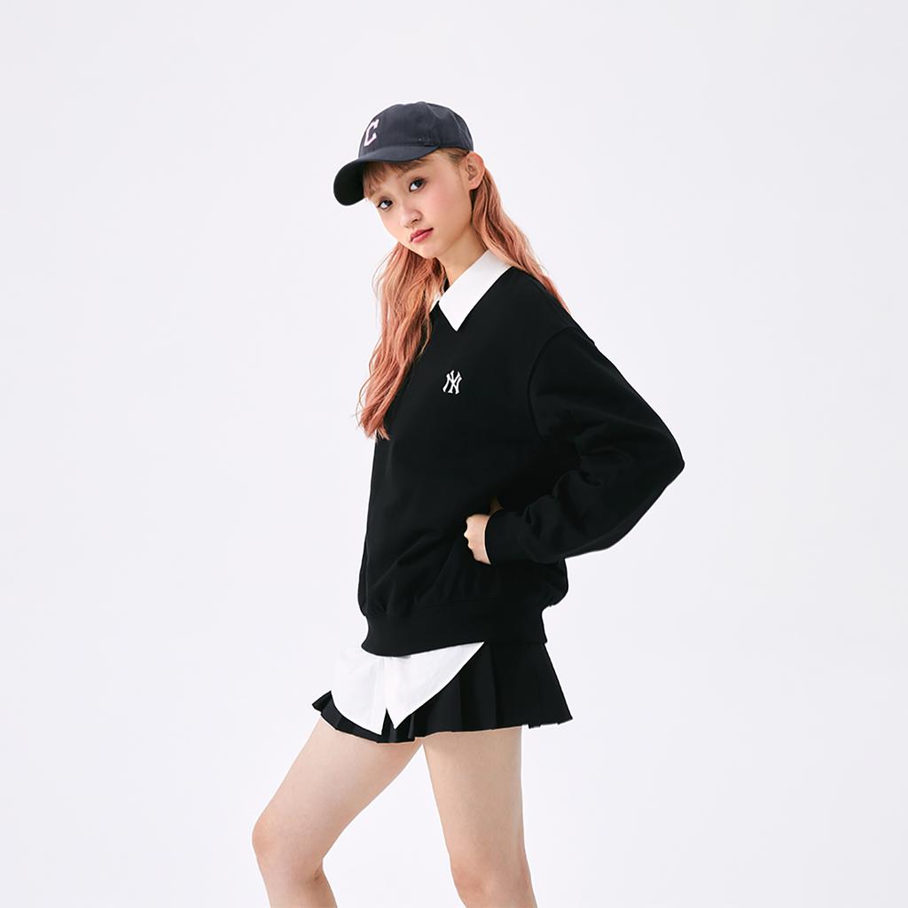 New MLB MLB Basic Logo New York Yankees SS25 Sweatshirt Unisex Black 3AMTB0151-50BKS