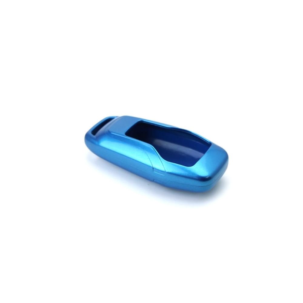 Glossy Blue Key Fob Shell Cover For Ford or Lincoln Intelligent Access Smart Key