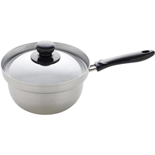 Ernest [Made In Japan] 18cm Induction Compatible Stainless Steel Yukihira Saucepan (Overflow Resistant), A-76501, a Favorite Brand of Major Restaurant