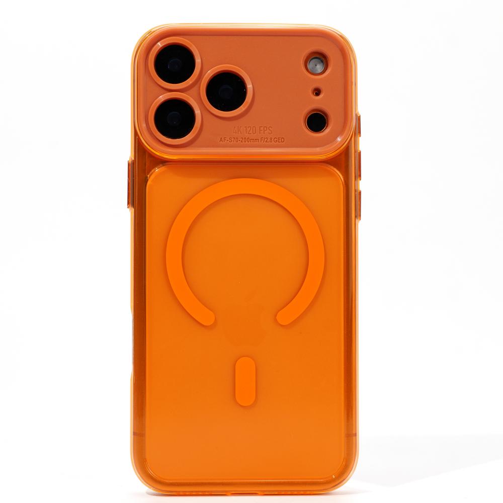 Applicable to iPhone17ProMax matte semi-transparent lens mobile phone case with Ai camera button, the new 17Pro fine hole magsafe magnetic suction