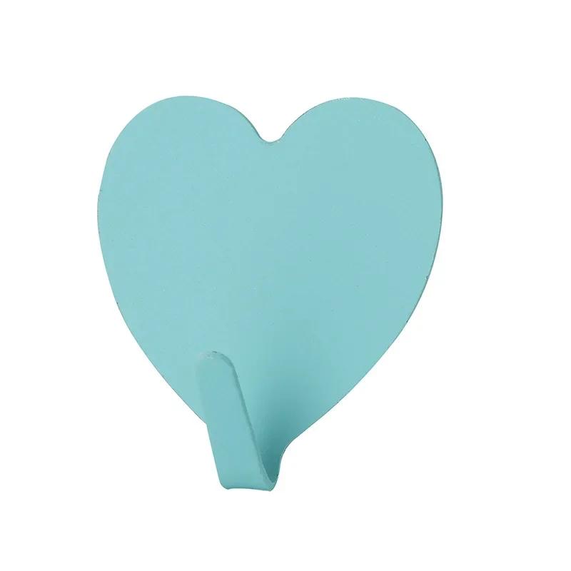 Creative Heart-shaped Hook Girly Heart Pink Love Peach Heart Stainless Steel Hook Soft Girl Room Decoration Hooks Accessories