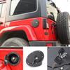 Fuel Door Cover JeCar Locking Gas Cap Cover For 2007-2018 Jeep Wrangler JK & Unlimited