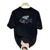 Cross-Border Exclusive Explosive Goods, Good Goods 100% Cotton Short-Sleeved T-Shirt Men'S Trend Round Neck Loose Temperament Casual T-Shirt