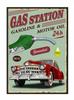 Picture Poster In a Frame 53x73 Cm Garage Car P1849