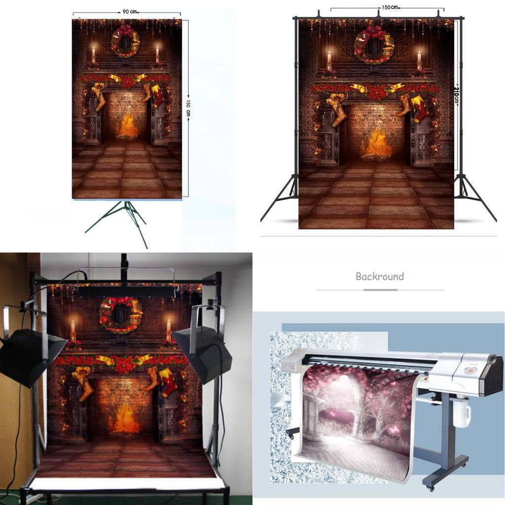Christmas Theme Photography Backdrop For Kids Studio Portrait Creative Photo Prop