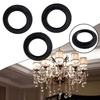 E14 Plastic Lampshade Collar Ring Thread Lamp Light Shade Holder Suitable Replacement for Your Damaged Lamp Shades
