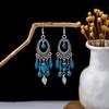 Bohemian Ethnic Tassel Earrings - Tribal Style for Holiday Travel Photography