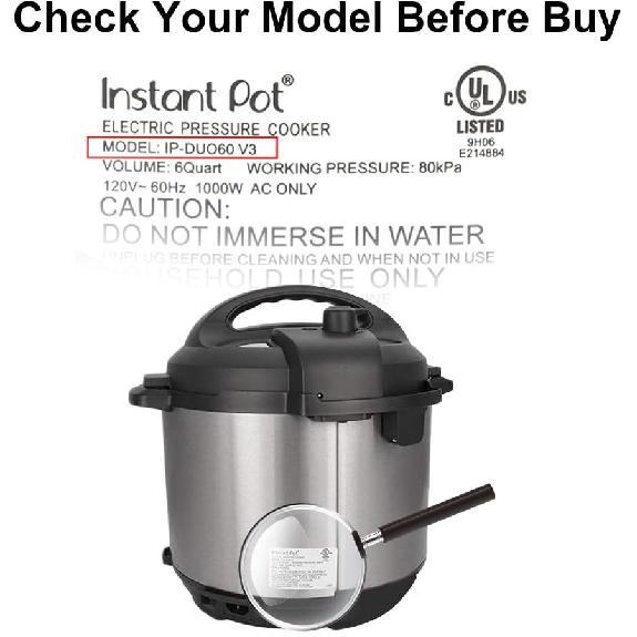 Original Float Valve for tant Pot Pro 6 Qt 8Qt, Pro Plus, Duo Evo Plus 60, Lux 8 Qt, Duo 8, Duo Plus 8 Qt Replacement Float Valve for tant Pot with