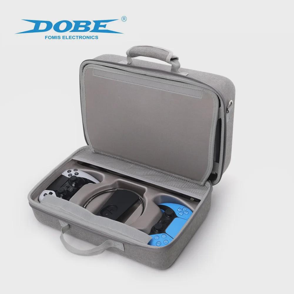 PS5 Slim Multi-Function Portable Console Hard Case with Zipper and EVA Storage Protection