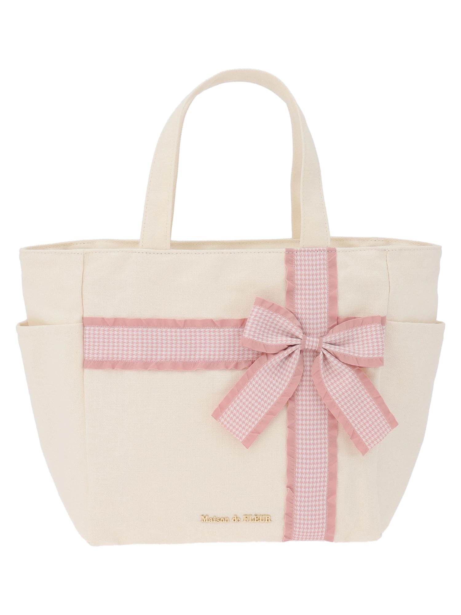 

de Tote bag EC limited холст крест-накрест сумка-тоут Ivory [Maison Fleurs] женская