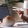 1 Pair Finger Chopsticks Food Grade Reusable Gamers Chopsticks Snack Tong Chip Grabber Tools Food Holder Clip Tweezers Gamer Christmas Gift